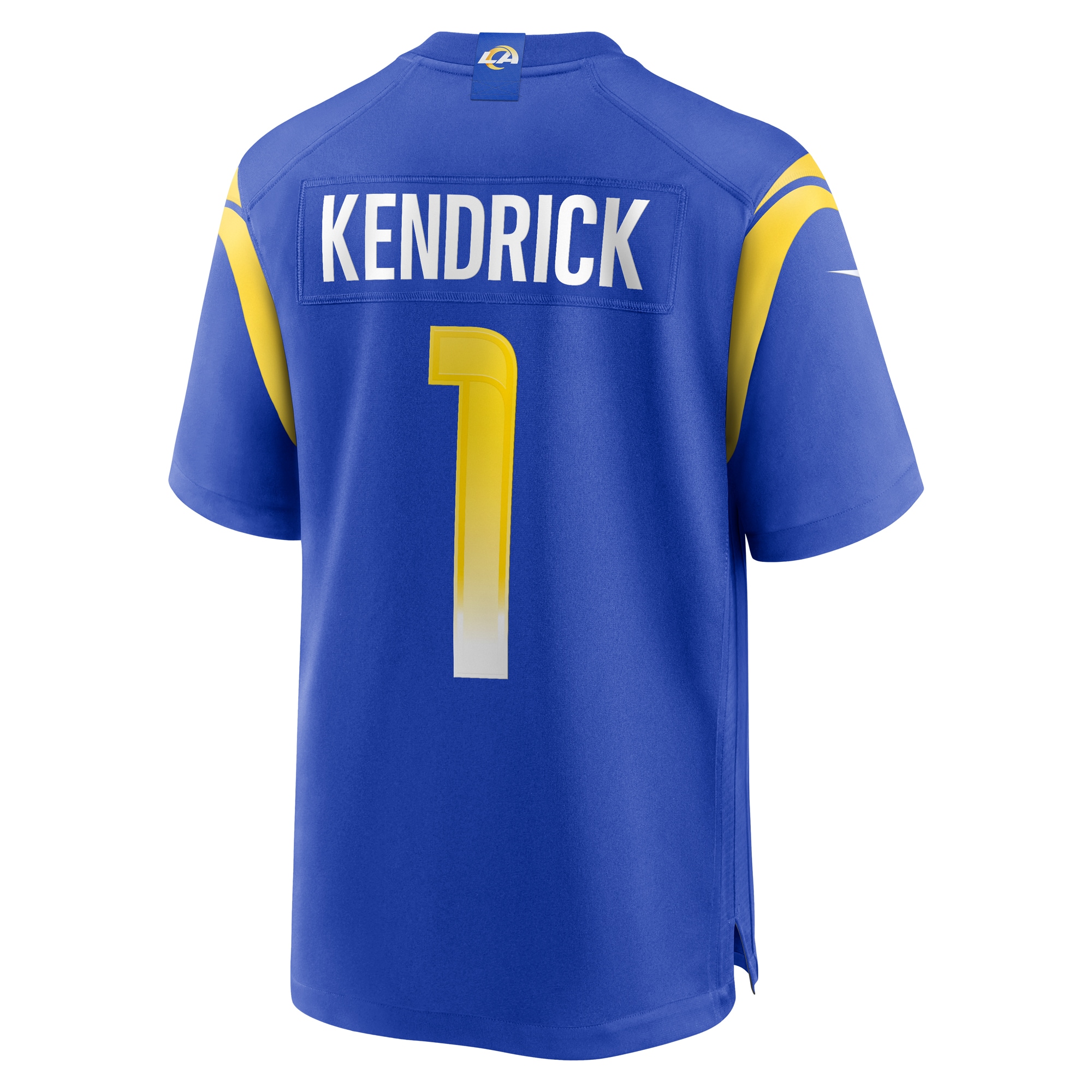 Men's Los Angeles Rams Derion Kendrick Royal Home Game Jersey