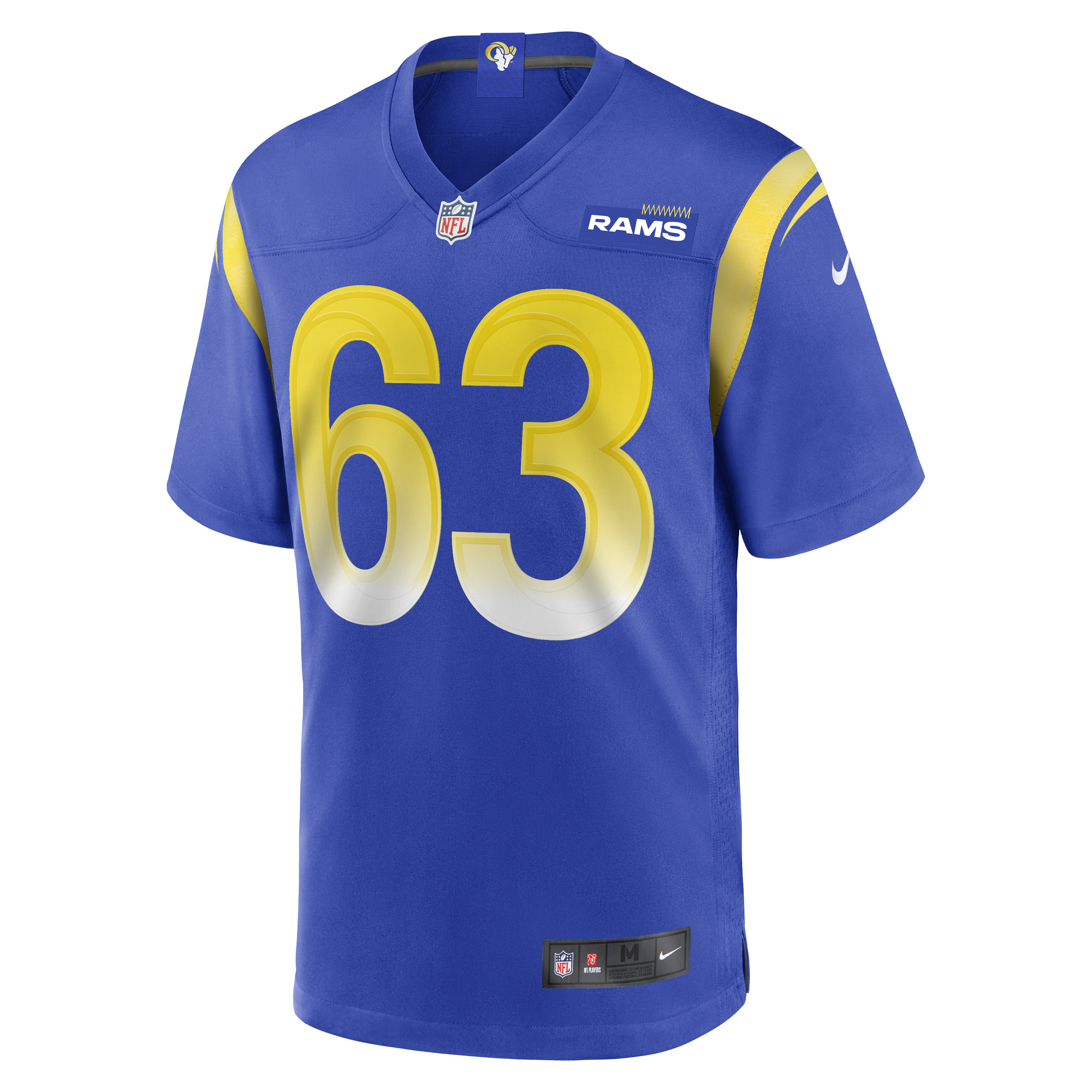 Men's Los Angeles Rams Grant Miller Royal Game Jersey