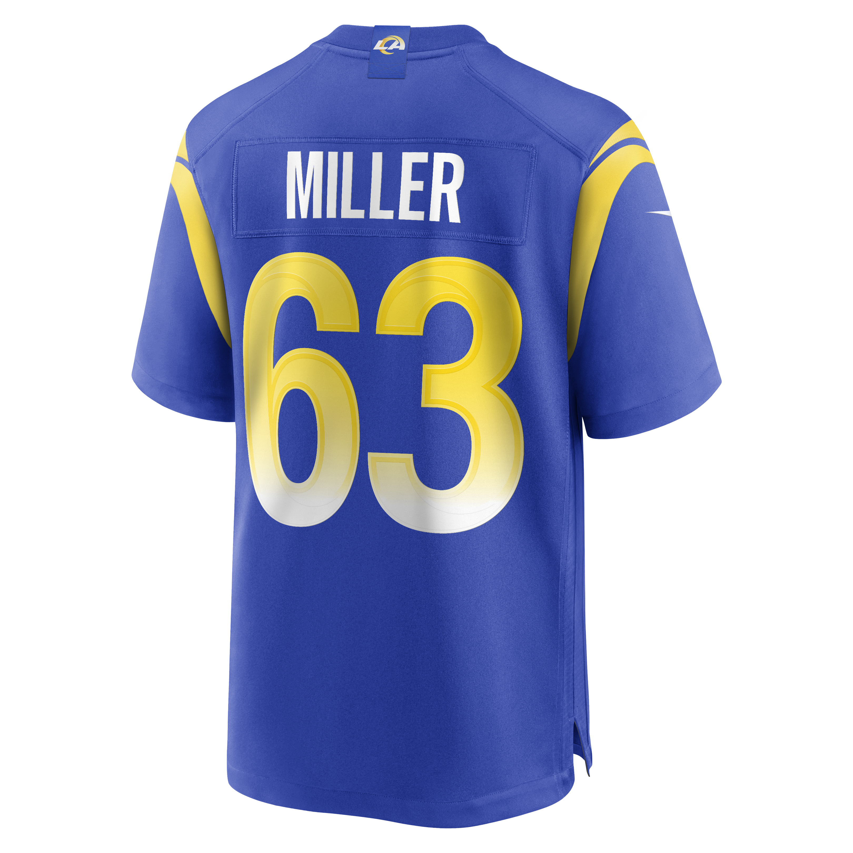 Men's Los Angeles Rams Grant Miller Royal Game Jersey