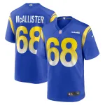 Men's Los Angeles Rams Mike McAllister Royal Home Game Jersey