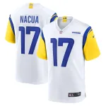 Men's Los Angeles Rams Puka Nacua White Game Jersey