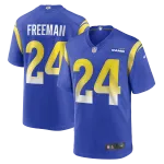 Men's Los Angeles Rams Royce Freeman Royal Game Jersey