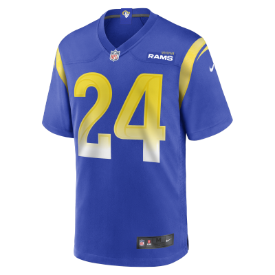Men's Los Angeles Rams Royce Freeman Royal Game Jersey 02