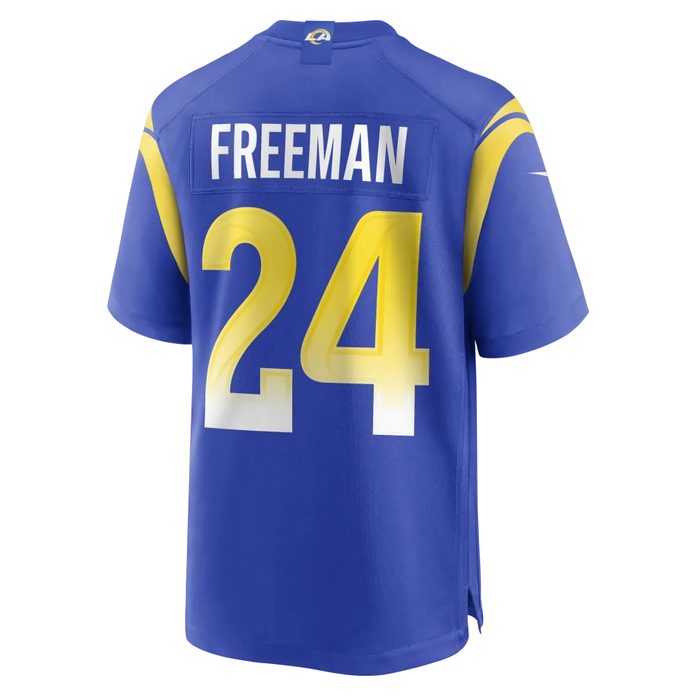 Men's Los Angeles Rams Royce Freeman Royal Game Jersey