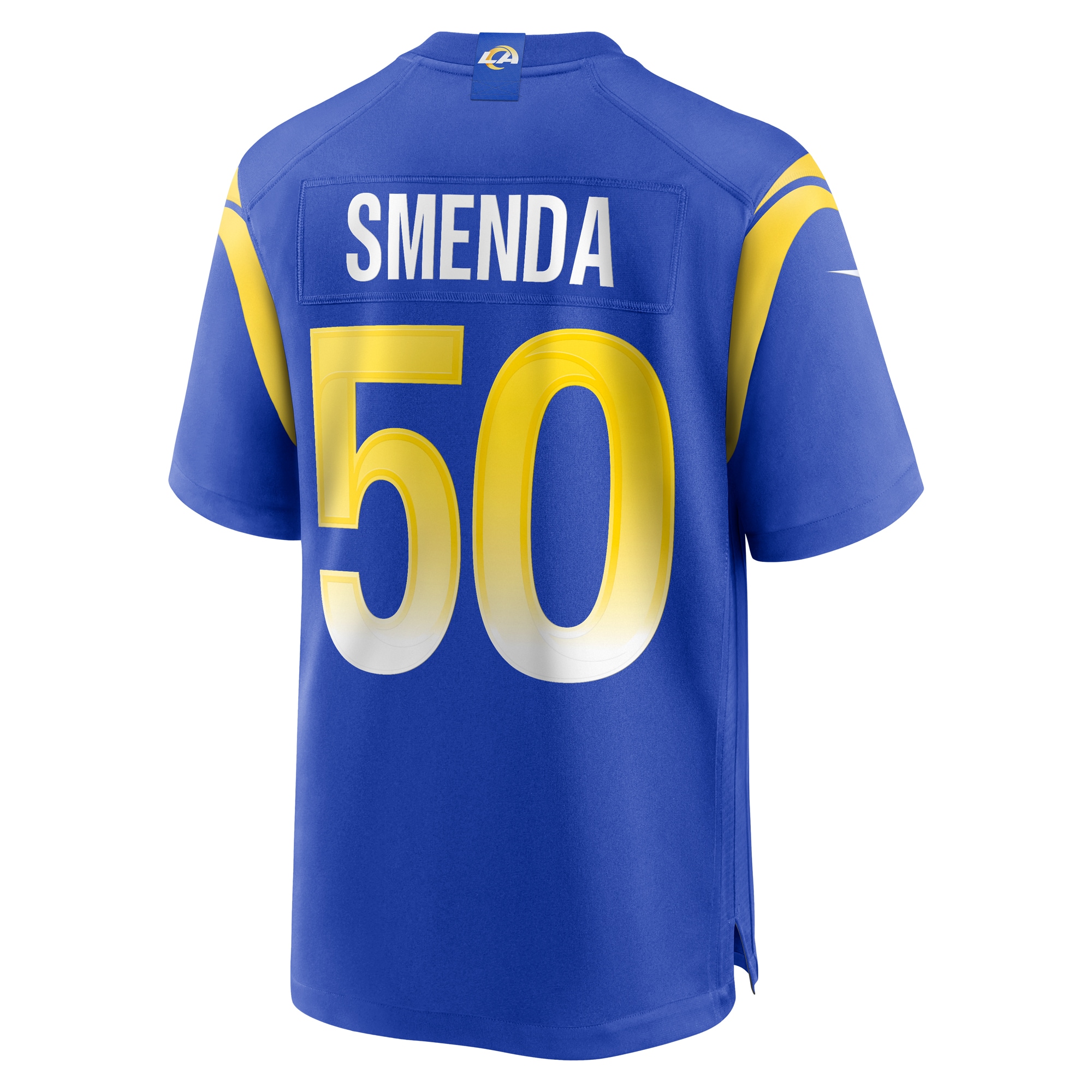 Men's Los Angeles Rams Ryan Smenda Royal Home Game Jersey