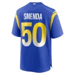 Men's Los Angeles Rams Ryan Smenda Royal Home Game Jersey