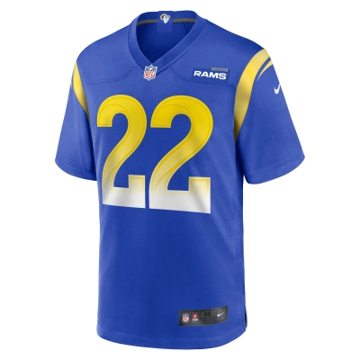 Men's Los Angeles Rams Shaun Jolly Royal Home Game Jersey 02