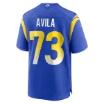 Men's Los Angeles Rams Steve Avila Royal Home Game Jersey
