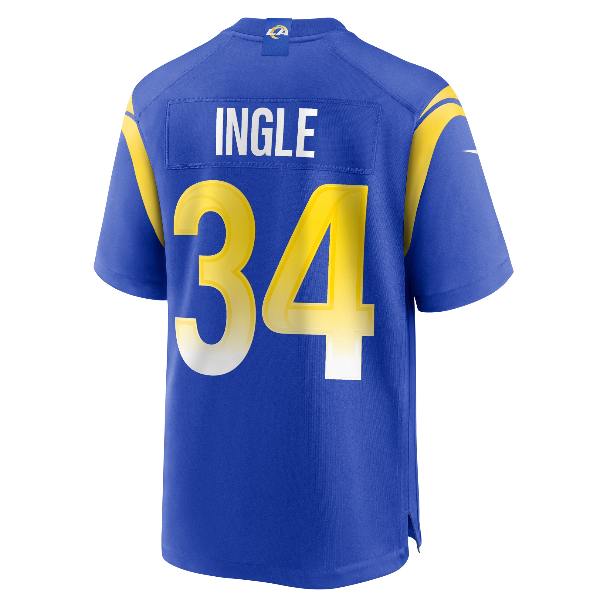Men's Los Angeles Rams Tanner Ingle Royal Home Game Jersey