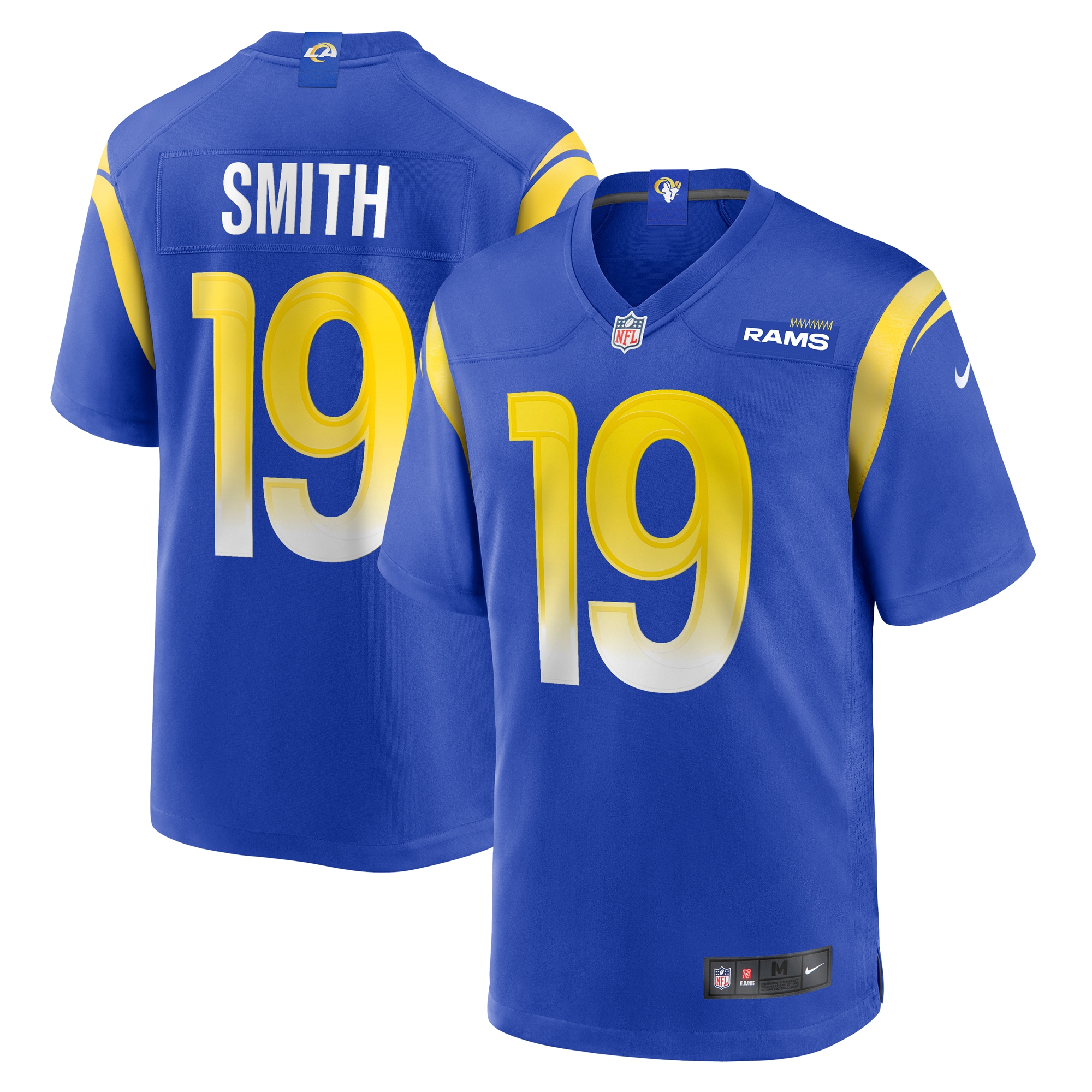 Men's Los Angeles Rams Xavier Smith Royal Home Game Jersey