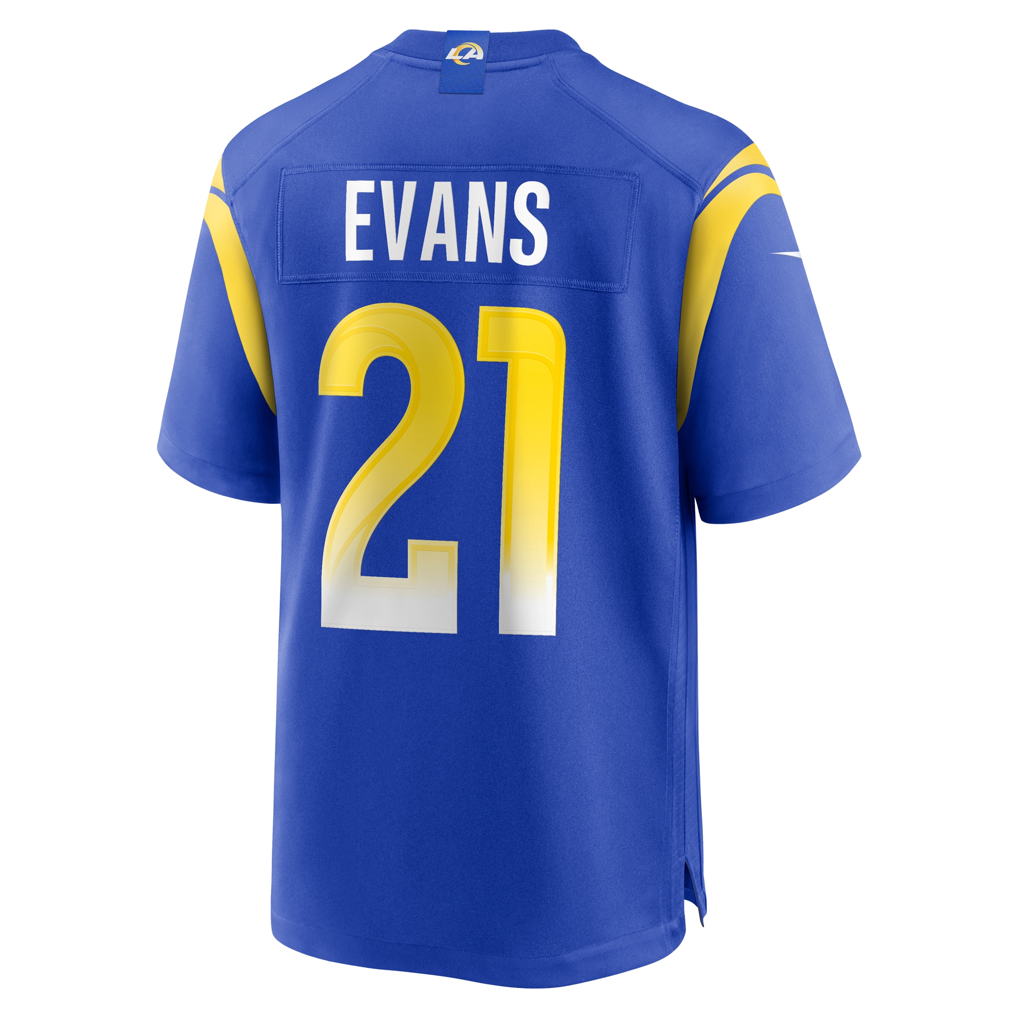 Men's Los Angeles Rams Zach Evans Royal Home Game Jersey