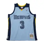 Men's Memphis Grizzlies Allen Iverson Light Blue 2009/10 Hardwood Classics Swingman Jersey