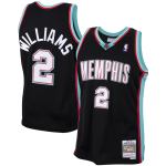 Men's Memphis Grizzlies Jason Williams Black 2001/02 Hardwood Classics Swingman Jersey