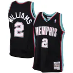 Men's Memphis Grizzlies Jason Williams Black 2001/02 Hardwood Classics Swingman Jersey