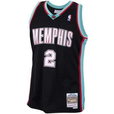 Men's Memphis Grizzlies Jason Williams Black 2001/02 Hardwood Classics Swingman Jersey 02