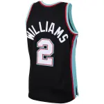 Men's Memphis Grizzlies Jason Williams Black 2001/02 Hardwood Classics Swingman Jersey