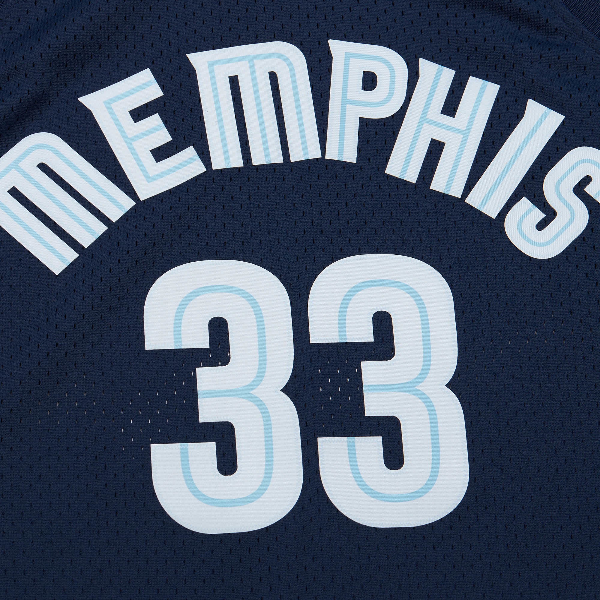 Men's Memphis Grizzlies Marc Gasol Navy 2008/09 Hardwood Classics Swingman Throwback Jersey