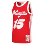 Men's Memphis Grizzlies Vince Carter Red 2015/16 Hardwood Classics Swingman Jersey