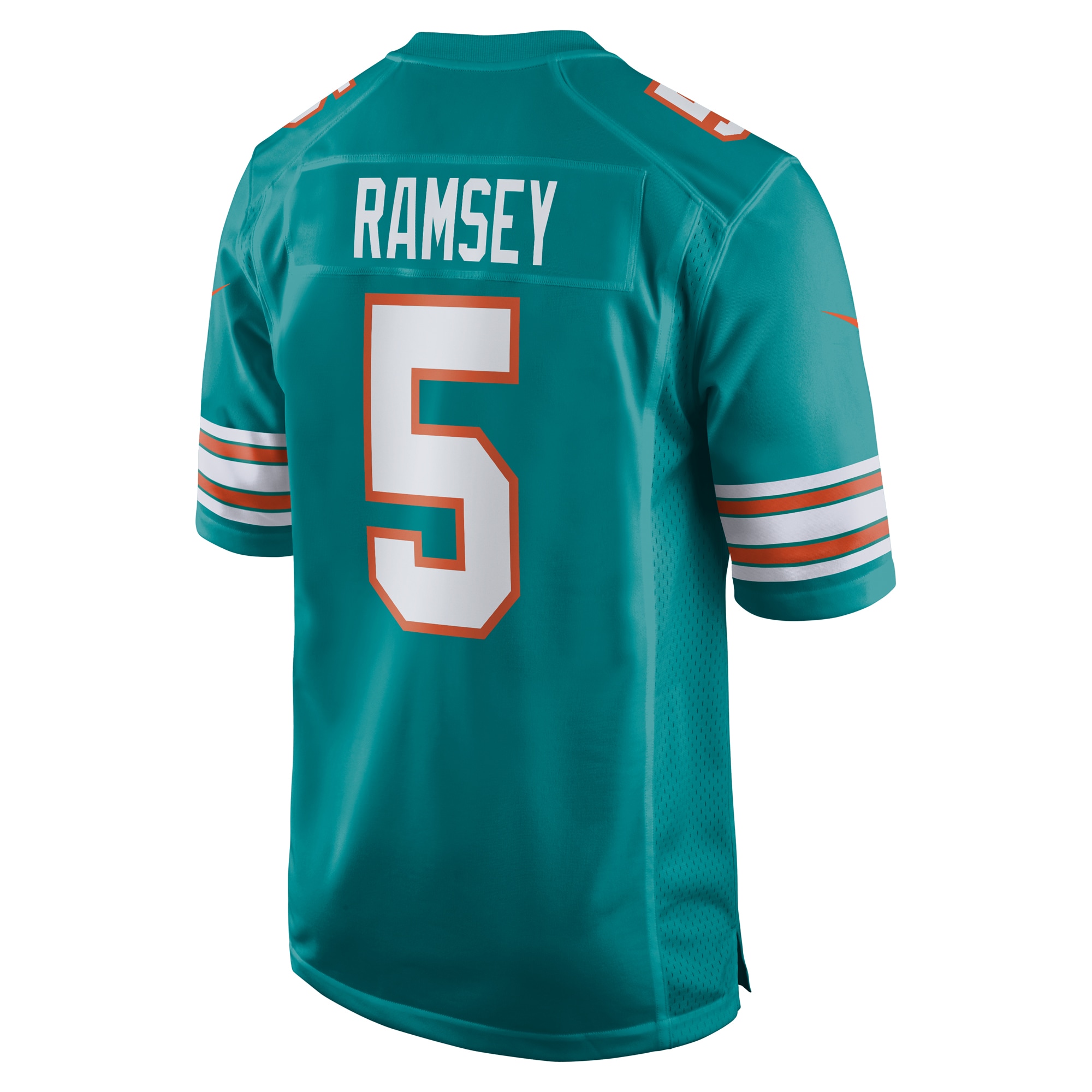 Men's Miami Dolphins Jalen Ramsey Aqua Alternate Game Jersey