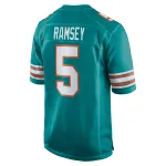 Men's Miami Dolphins Jalen Ramsey Aqua Alternate Game Jersey