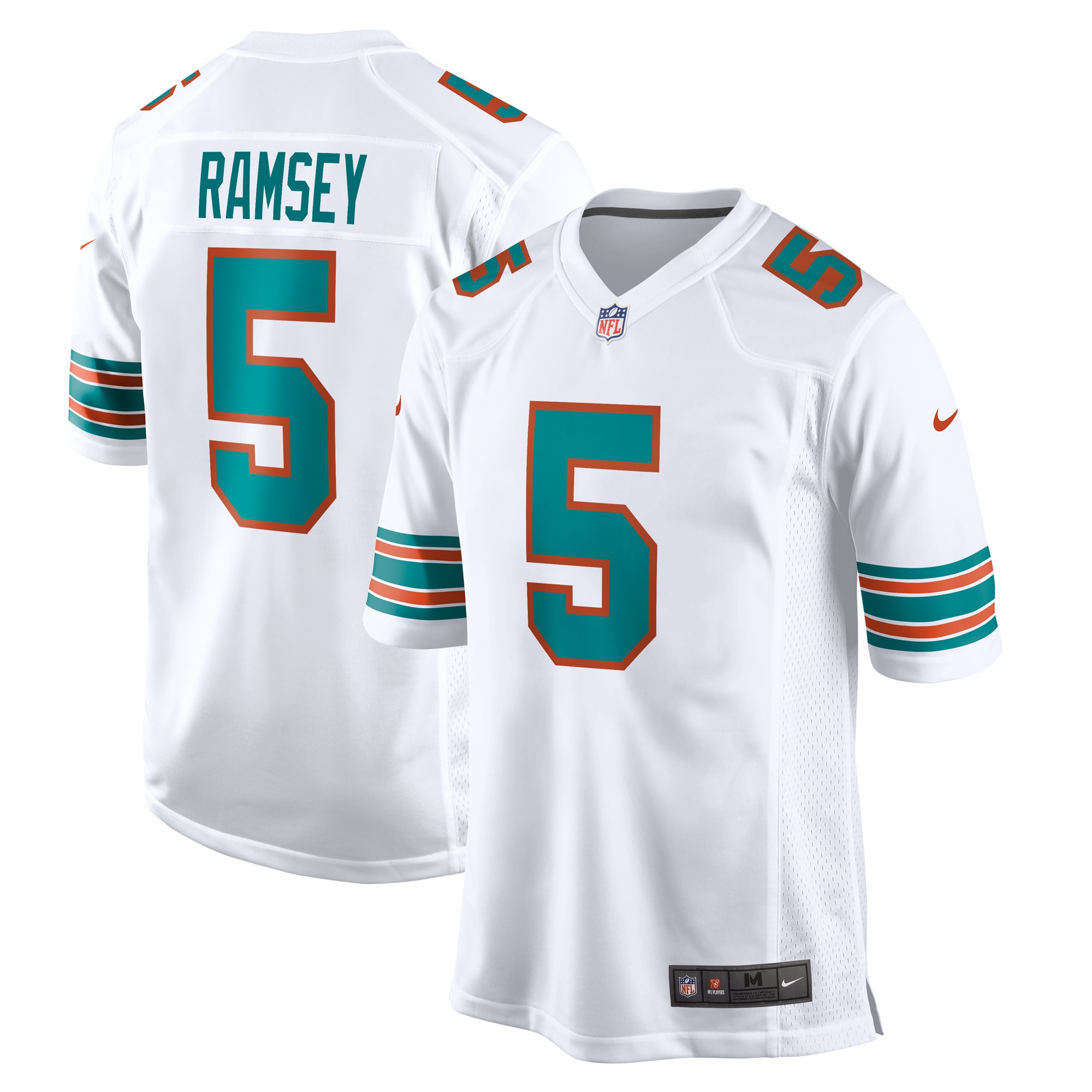 Men's Miami Dolphins Jalen Ramsey White Alternate Game Jersey