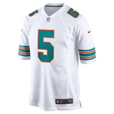 Men's Miami Dolphins Jalen Ramsey White Alternate Game Jersey 02