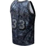 Men's Miami Heat Alonzo Mourning Black Hardwood Classics 1996/97 Tie-Dye Swingman Jersey