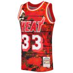 Men's Miami Heat Alonzo Mourning Red 1996/97 Hardwood Classics Lunar New Year Swingman Jersey