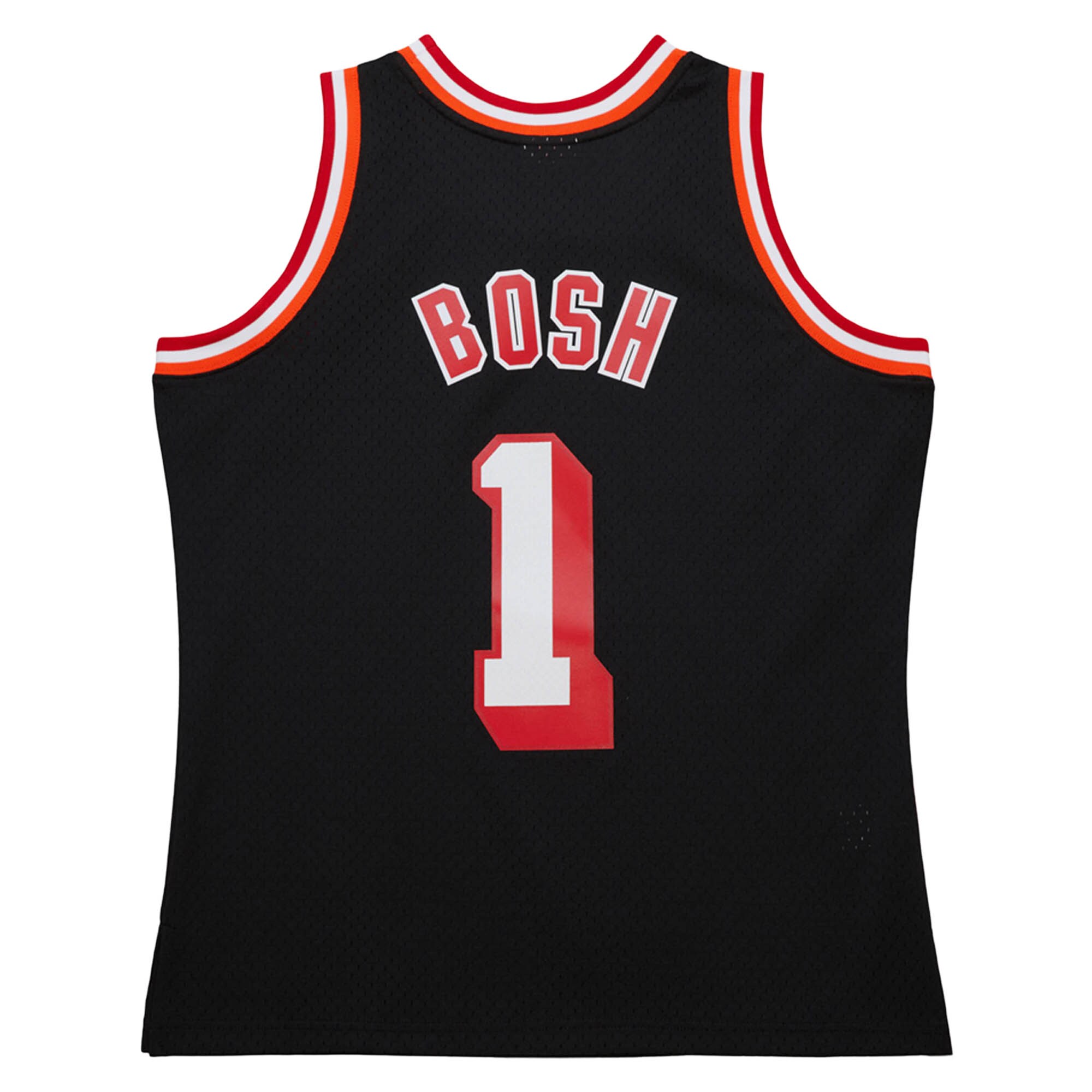 Men's Miami Heat Chris Bosh Black 2013/14 Hardwood Classics Swingman Jersey