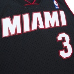 Men's Miami Heat Dwyane Wade Black 2012/13 Hardwood Classics Swingman Jersey