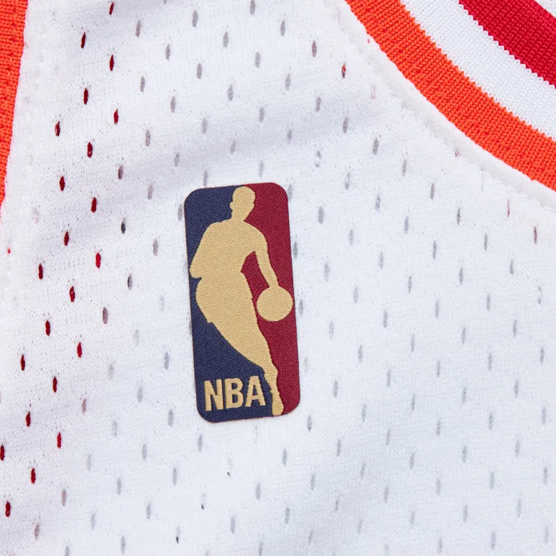 Men's Miami Heat Dwyane Wade White 2007/08 Hardwood Classics Swingman Jersey
