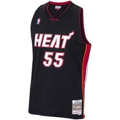 Men's Miami Heat Jason Williams Black 2005/06 Hardwood Classics Swingman Jersey 02