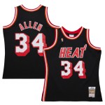 Men's Miami Heat Ray Allen Black 2013/14 Hardwood Classics Swingman Jersey