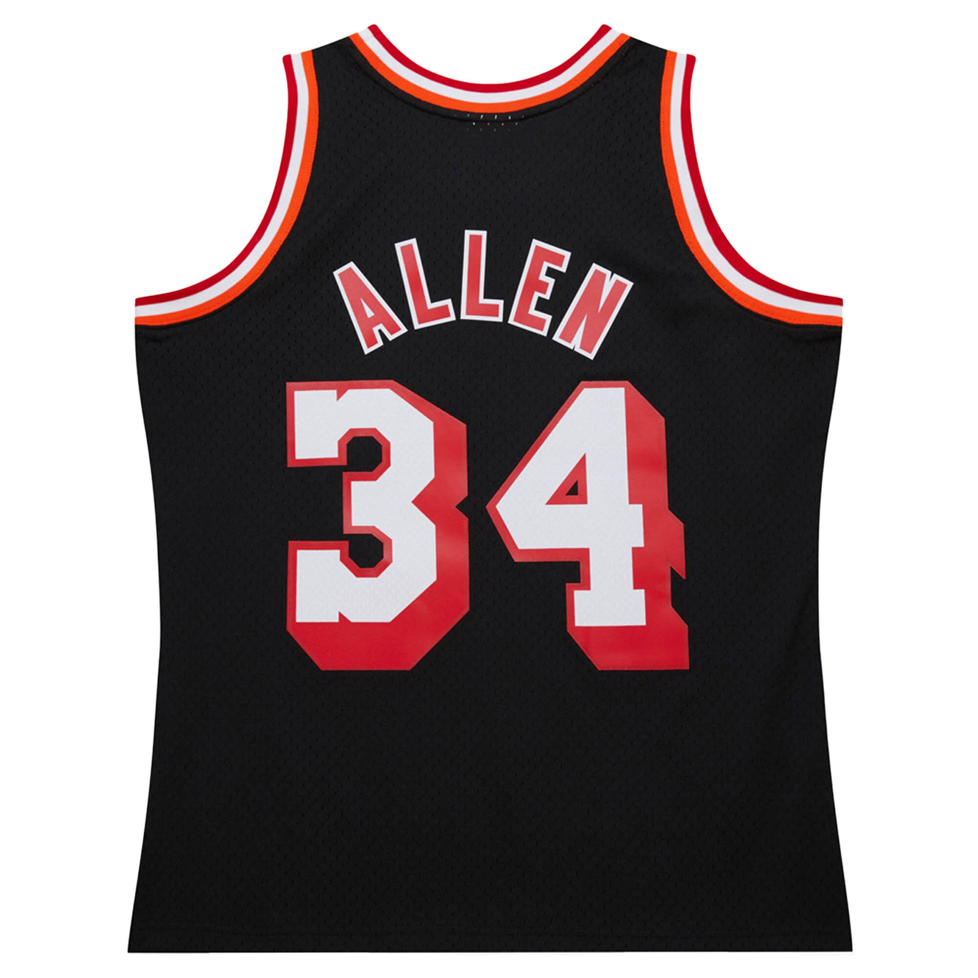 Men's Miami Heat Ray Allen Black 2013/14 Hardwood Classics Swingman Jersey