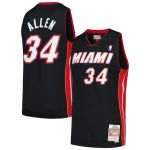 Men's Miami Heat Ray Allen Black 2012/13 Hardwood Classics Swingman Jersey