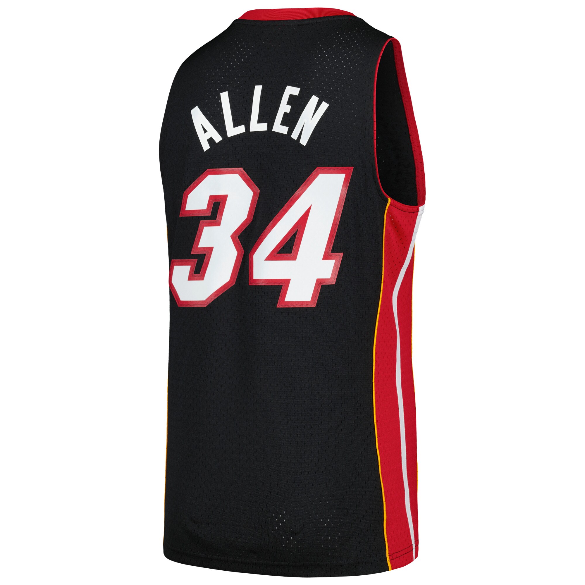 Men's Miami Heat Ray Allen Black 2012/13 Hardwood Classics Swingman Jersey