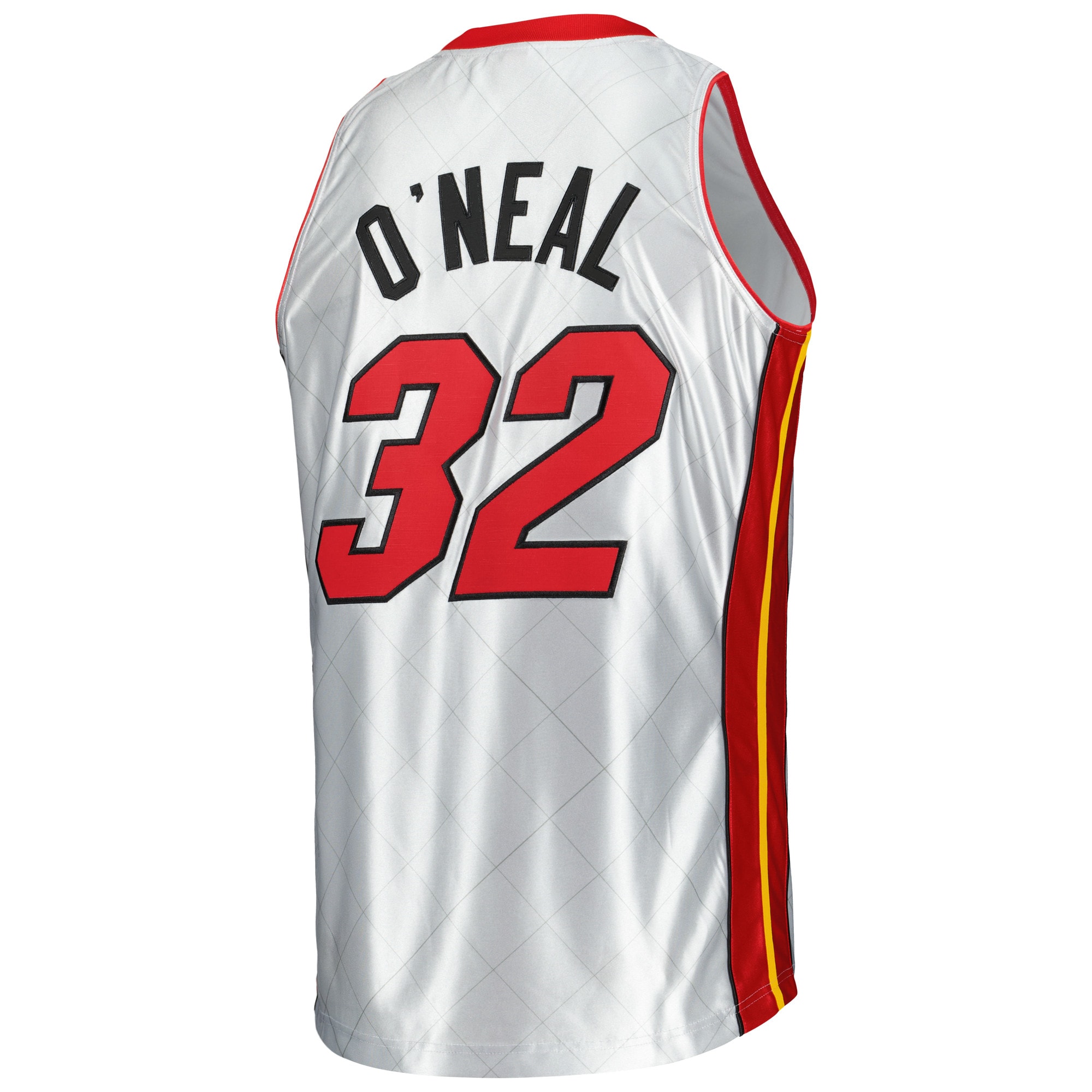 Men's Miami Heat Shaquille O'Neal Platinum 2005/06 Hardwood Classics 75th Anniversary Swingman Jersey