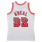 Men's Miami Heat Shaquille O'Neal White 2007/08 Hardwood Classics Swingman Jersey