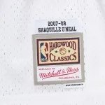 Men's Miami Heat Shaquille O'Neal White 2007/08 Hardwood Classics Swingman Jersey