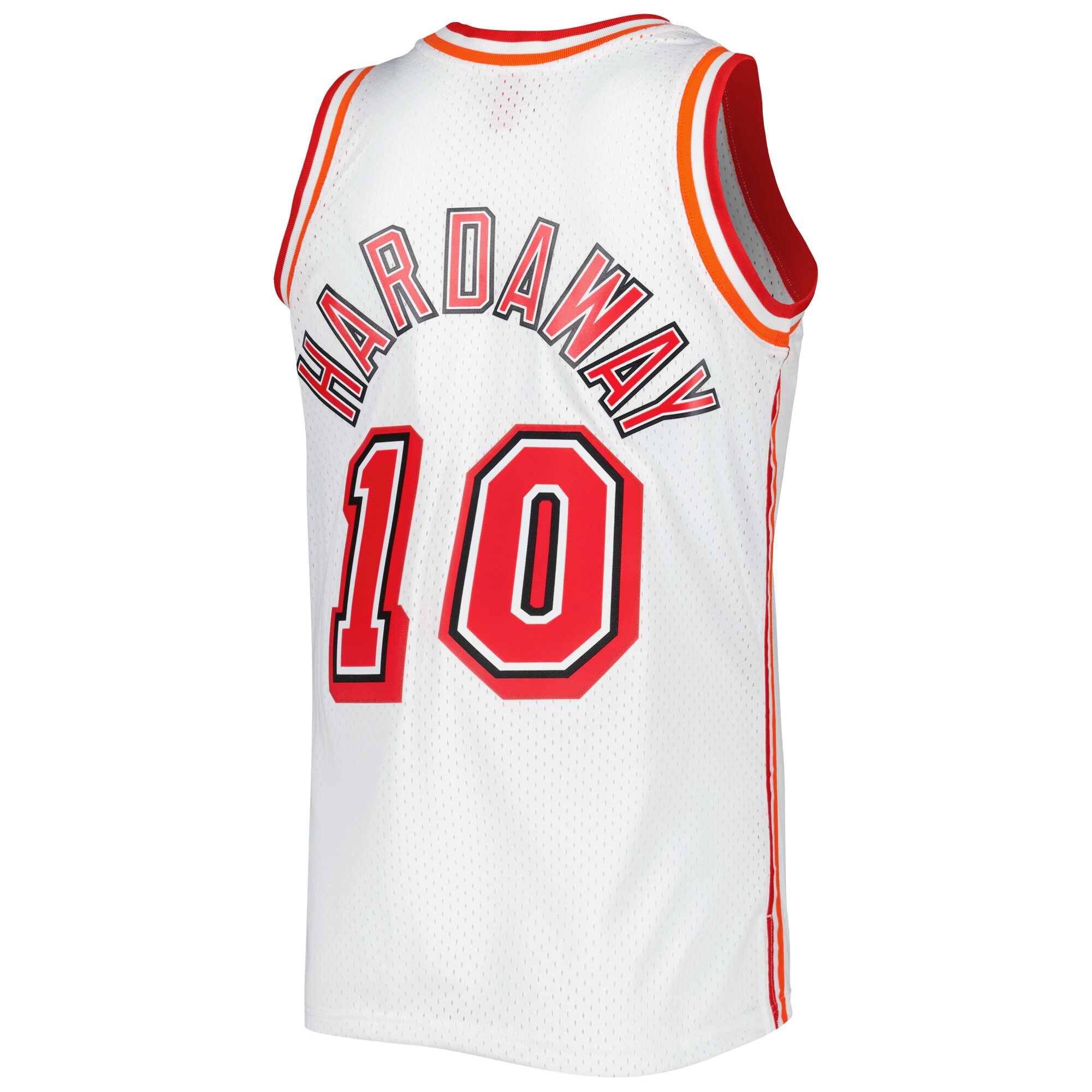 Men's Miami Heat Tim Hardaway White Hardwood Classics Swingman Jersey
