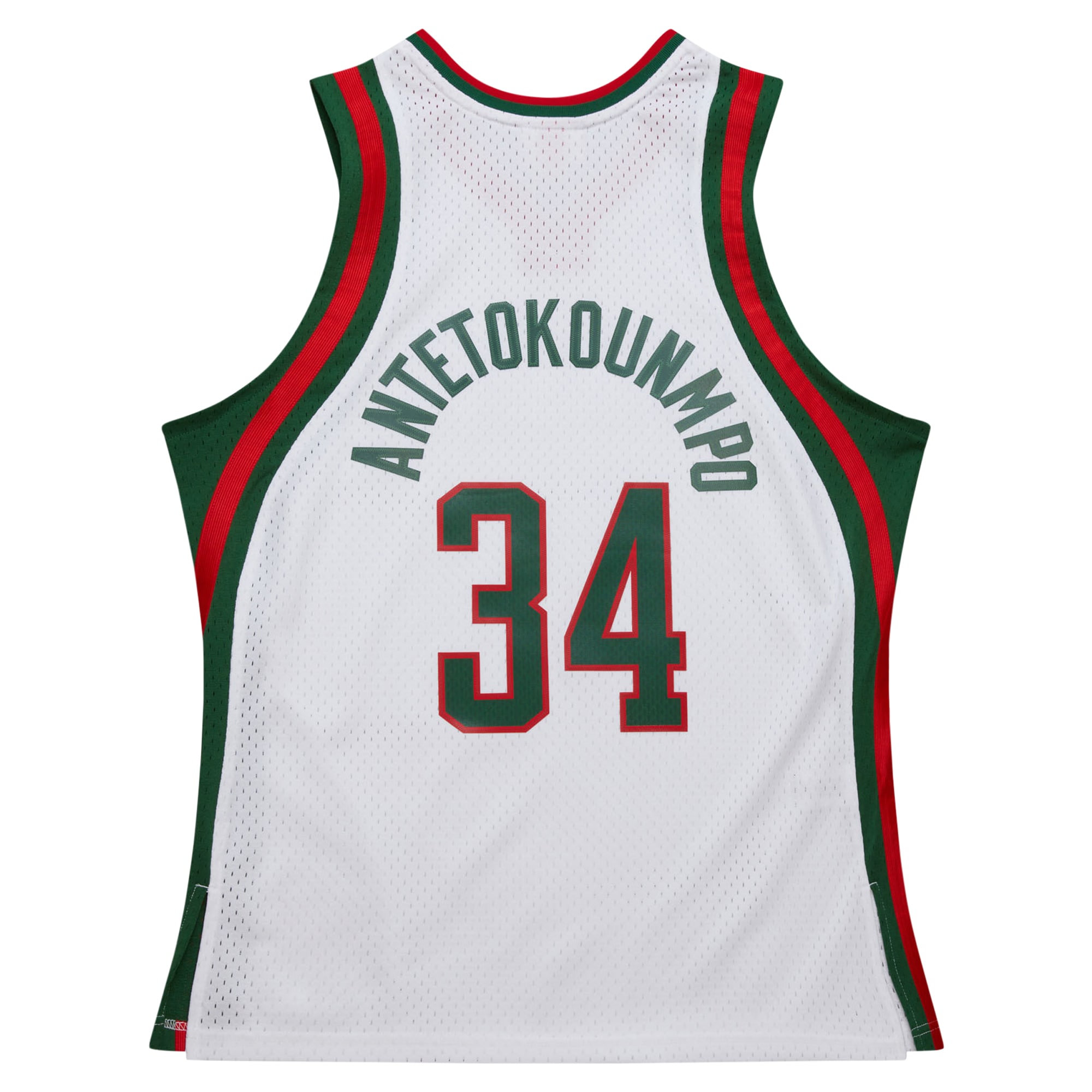 Men's Milwaukee Bucks Giannis Antetokounmpo White 2013/14 Hardwood Classics Swingman Jersey