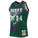 Men's Milwaukee Bucks Ray Allen Green 1996/97 Hardwood Classics NBA 75th Anniversary Diamond Swingman Jersey