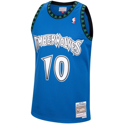 Men's Minnesota Timberwolves Wally Szczerbiak Blue 2001/02 Hardwood Classics Swingman Jersey 02