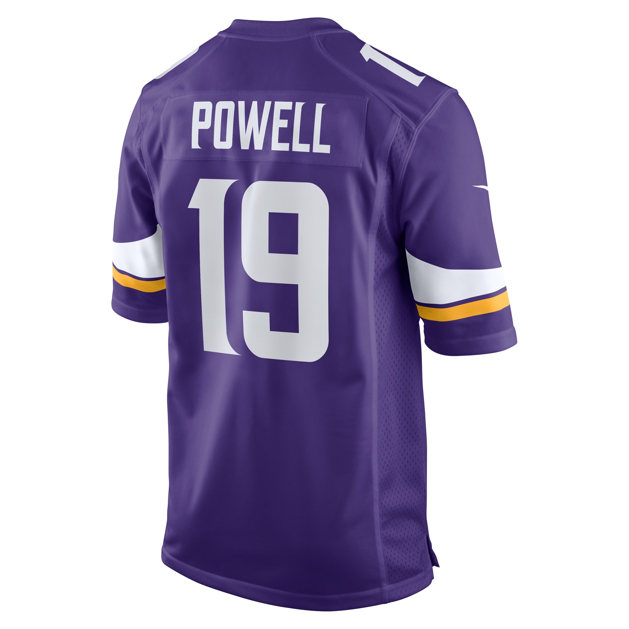 Men's Minnesota Vikings Brandon Powell Purple Game Jersey