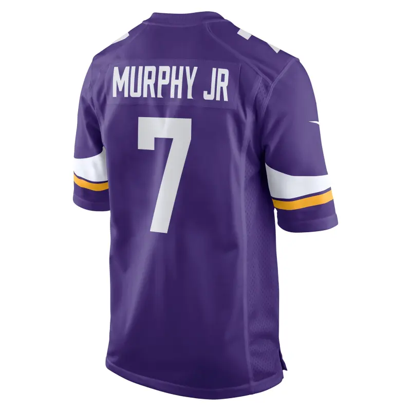 Men's Minnesota Vikings Byron Murphy Jr. Purple Game Jersey