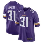 Men's Minnesota Vikings Cam Akers  Purple Game Jersey