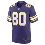 Men's Minnesota Vikings Cris Carter Purple Classic Retired Player Game Jersey