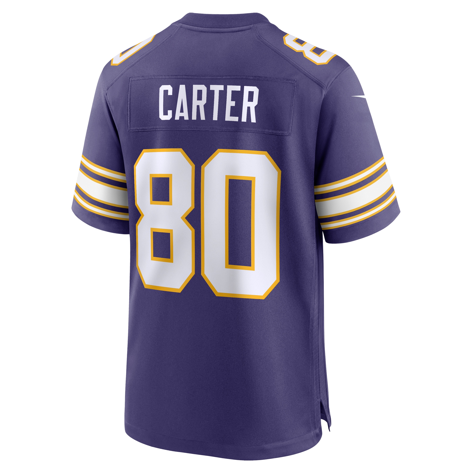 Men's Minnesota Vikings Cris Carter Purple Classic Retired Player Game Jersey