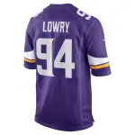 Men's Minnesota Vikings Dean Lowry Purple Game Player Jersey