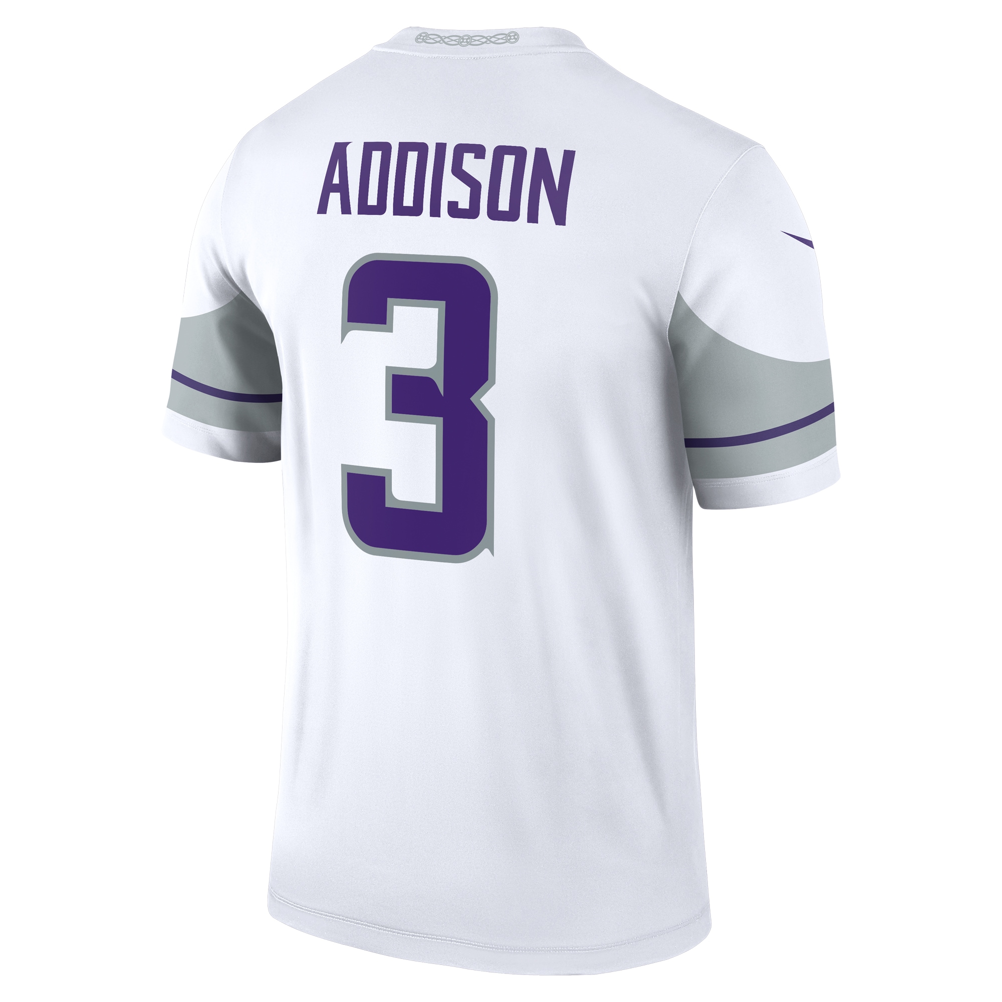 Men's Minnesota Vikings Jordan Addison White Alternate Legend Player Jersey